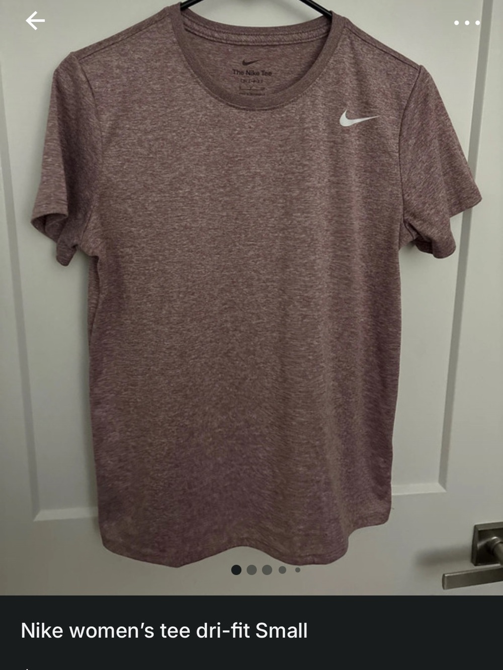 Nike Women’s Short Sleeve Tee in Mauve Heather